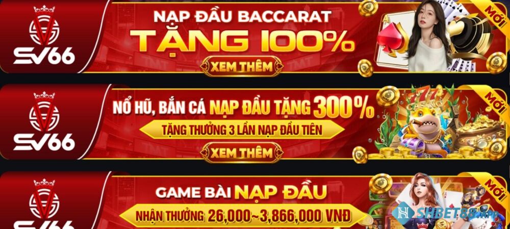 SV66 có nhiều khuyến mãi hấp dẫn